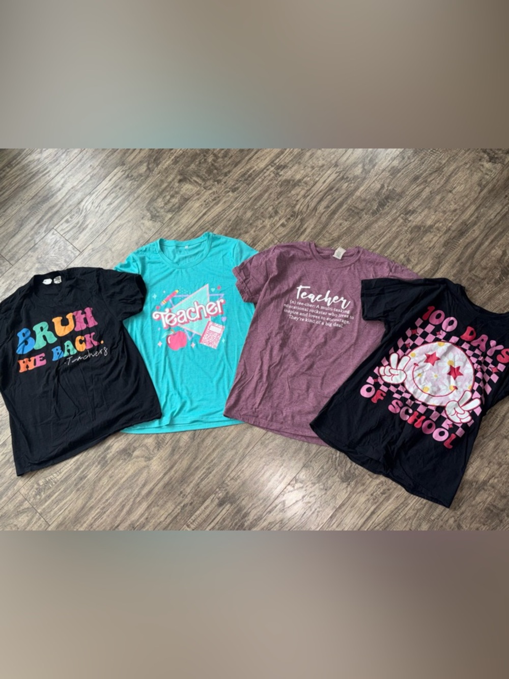 Classic 'Teacher' Graphic Tee Bundle